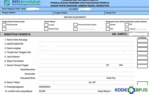 Cara Mengisi Formulir