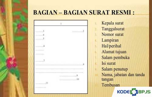 Bagian bagian Surat Pengantar BPJS Kesehatan Dari Perusahaan