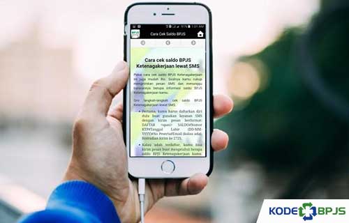 Cara Cek Saldo BPJS Ketenagakerjaan Lewat SMS