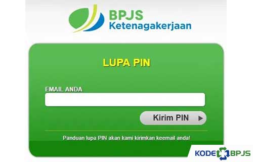 Lup PIN BPJS Ketenagakerjaan