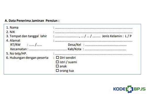 Data Penerima Jaminan Pensiun