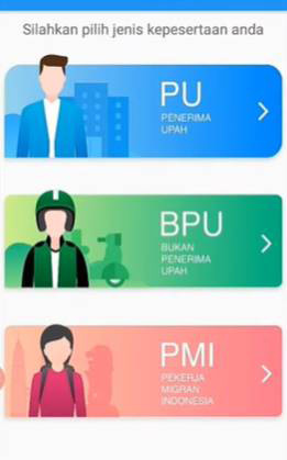 Pilih PU PENERIMA UPAH