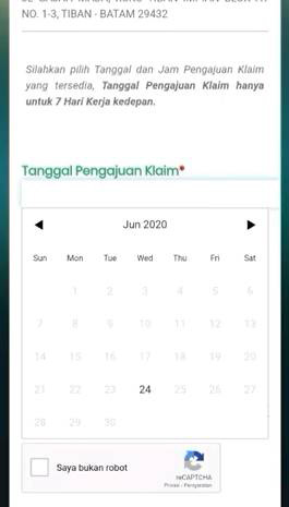 Tanggal Pengajuan