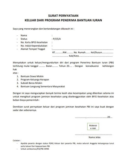 2 Contoh Surat Permohonan Pengalihan Bpjs 2021 Syarat Cara Kodebpjs