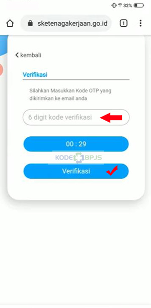 Masukkan Kode Verifikasi