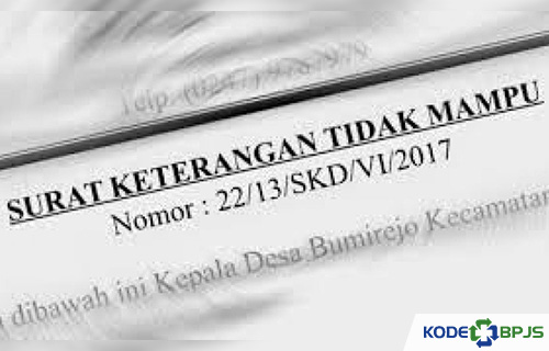 Surat Keterangan Tidak Mampu Untuk BPJS Kesehatan Terbaru