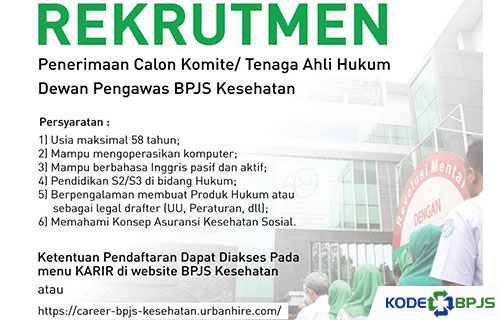 Syarat Menjadi Pegawai BPJS Kesehatan