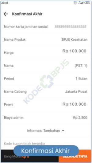 6. Konfirmasi Pembayaran