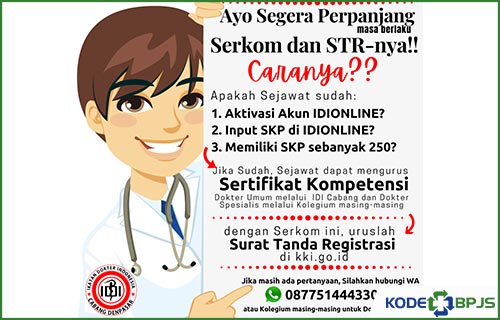 Cara Perpanjang Sertifikat Kompetensi Dokter