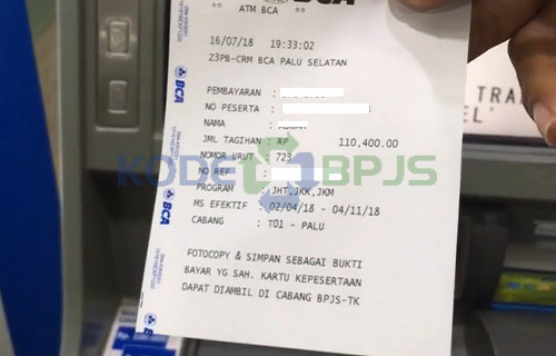 12. Bayar BPJSTK Lewat ATM BCA Selesai