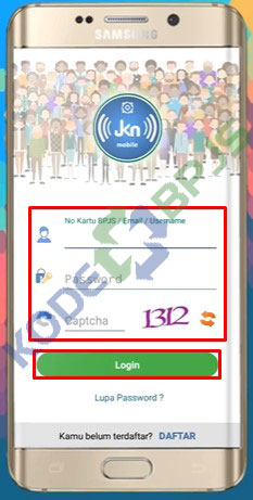 2. Login Aplikasi JKN Mobile