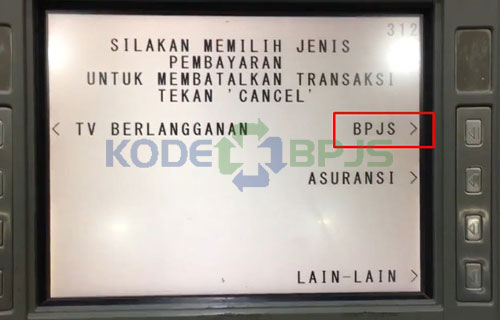 7. Pilih Menu BPJS