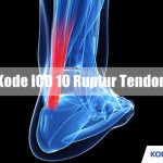 Kode ICD 10 Ruptur Tendon