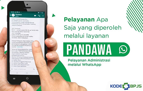 3. Melalui WhatsApp Pandawa