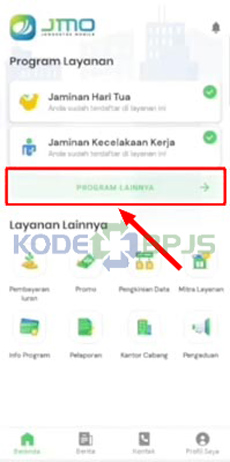 3. Pilih Program Lainnya