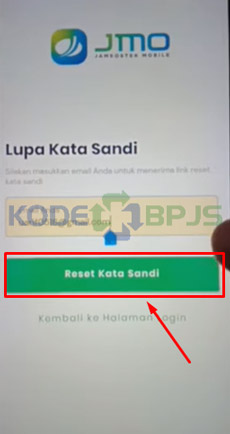 4. Pilih Reset Kata Sandi