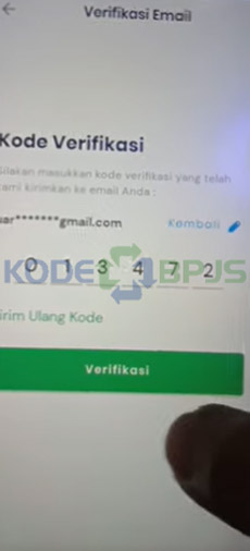 5. Masukkan Kode Verifikasi