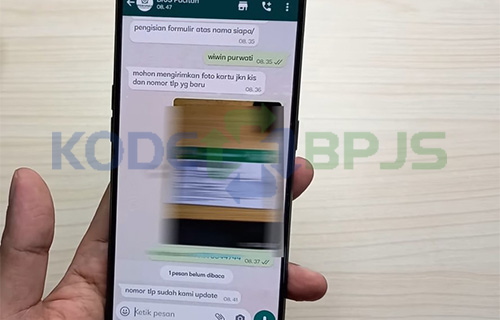 Berhasil Merubah Nomor HP BPJS Kesehatan Melalui WhatsApp