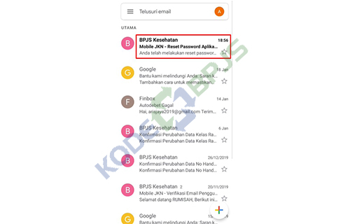 Buka Email Dari BPJS Kesehatan
