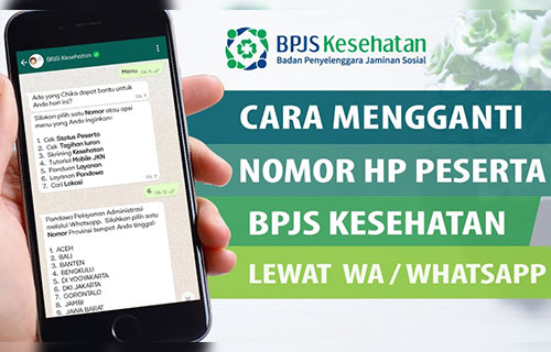 Cara Merubah Nomor HP BPJS Kesehatan Melalui WhatsApp Syarat