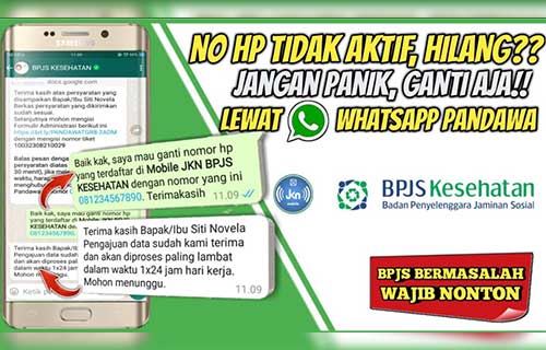 Cara Merubah Nomor HP BPJS Kesehatan Melalui WhatsApp