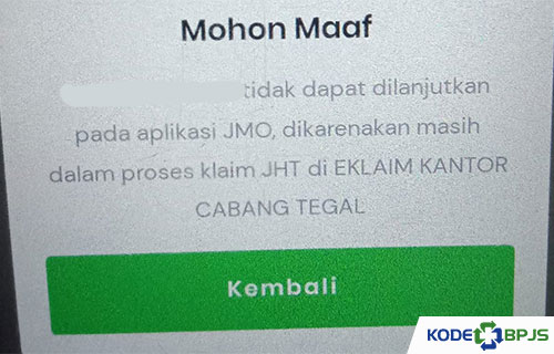 Penyebab Klaim JHT di JMO Tidak Bisa Diproses