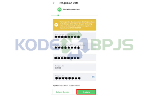 Periksa Data Kepesertaan