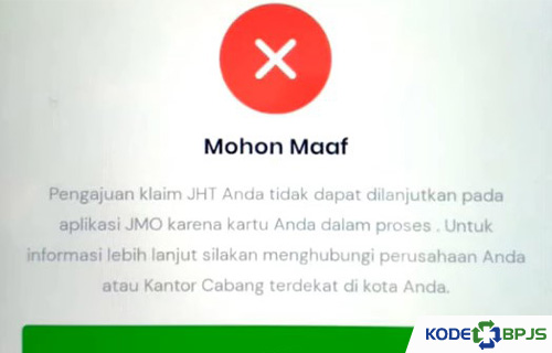 Tidak Bisa Klaim JHT di JMO