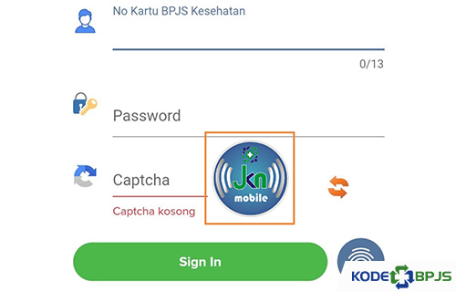 Kode Captcha JKN Mobile Tidak Muncul