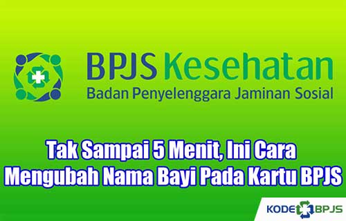 Cara Mengganti Nama Bayi BPJS Online