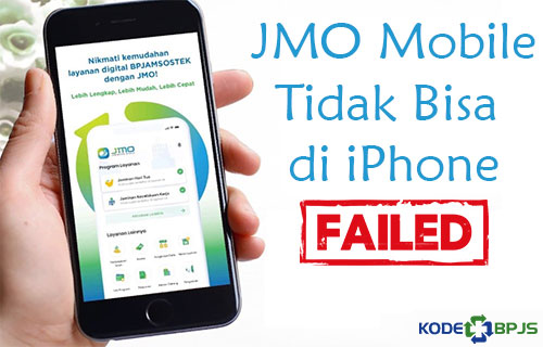 JMO Mobile Tidak Bisa di iPhone