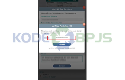 Masukkan Kode Verifikasi