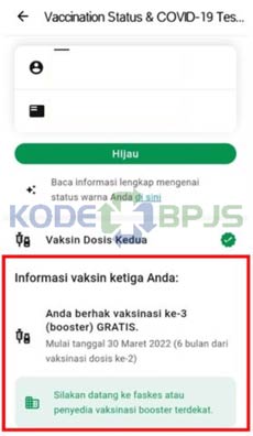 Status dan Jadwal Vaksinasi Booster Muncul