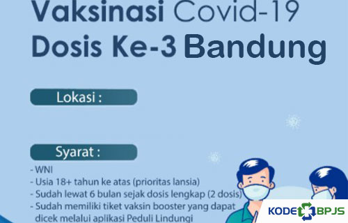 Vaksin Booster Bandung Lokasi Jadwal Syarat Mengikuti