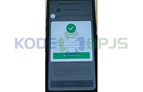 Berhasil Mengajukan Klaim JHT Lewat JMO Mobile