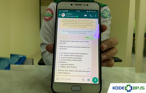 Cara Cek Tagihan BPJS Kesehatan Lewat WhatsApp