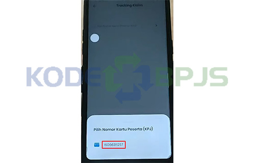 Pilih Nomor KPJ