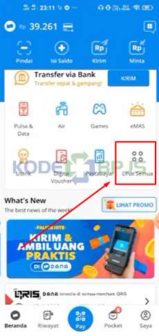 2. Pilih Klik Menu Lihat Semua