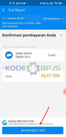 5. Konfirmasi Pembayaran