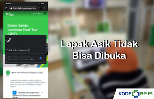 Lapak Asik BPJS Tidak Bisa Dibuka