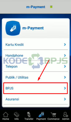 5. Klik BPJS