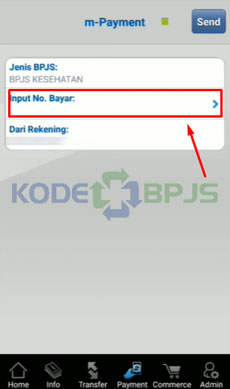 6. Input No. Bayar BPJS