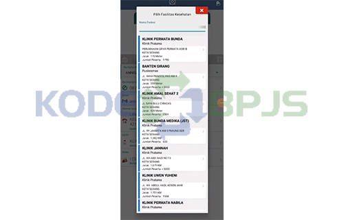 Tentukan Lokasi Faskes 2