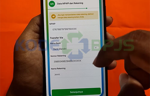 Masukkan Nomor Rekening MotionPay