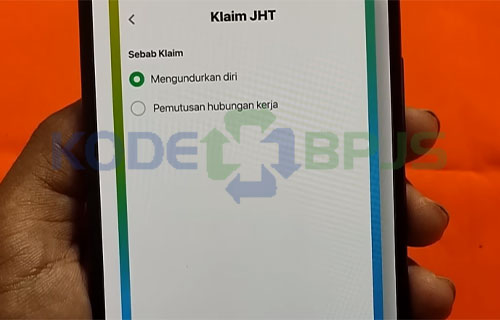 Pilih Alasan Klaim JHT