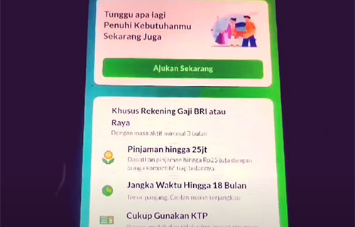 Klik Ajukan Sekarang