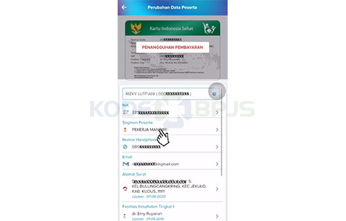 Perubahan Segmen Peserta di JKN Mobile Berhasil